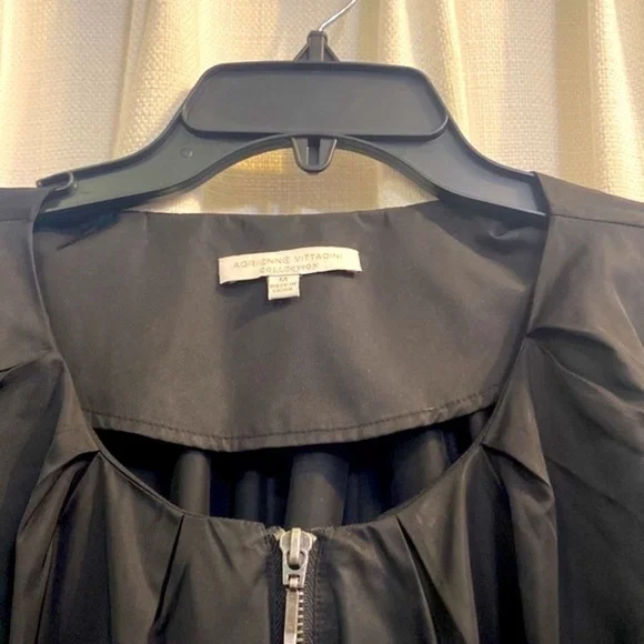 Women’s Black Adrienne Vittadini 100% Polyester Full Zip Jacket Size Medium - Picture 5 of 8